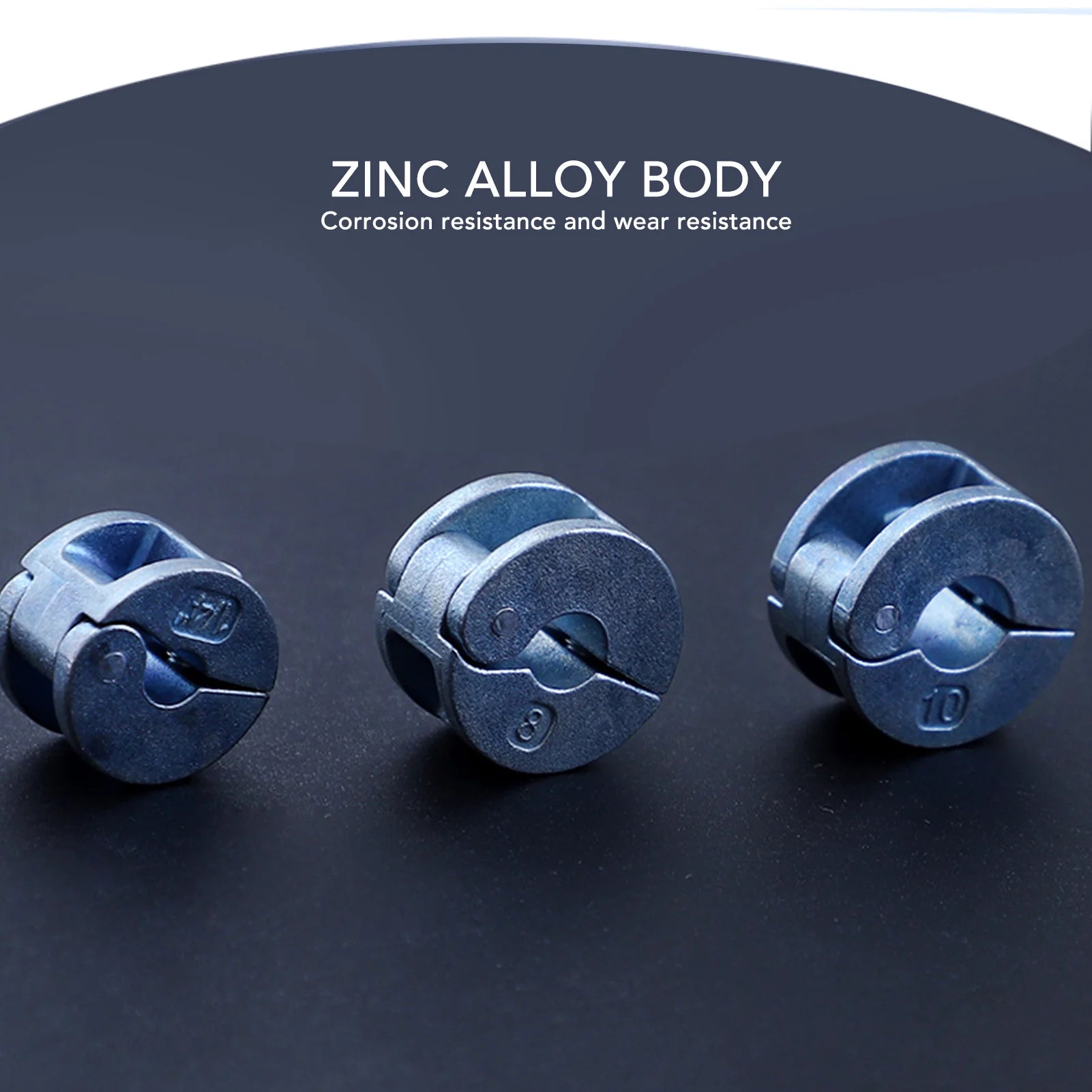 3PCS 6mm 8mm 10mm Drill Bit Stopper Collars Zinc Alloy Drilling Depth