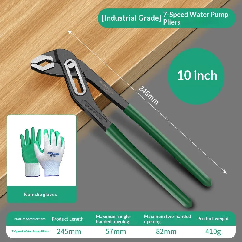 Water Pump Multi Hand Tool Professional Pliers for Terminals Water
