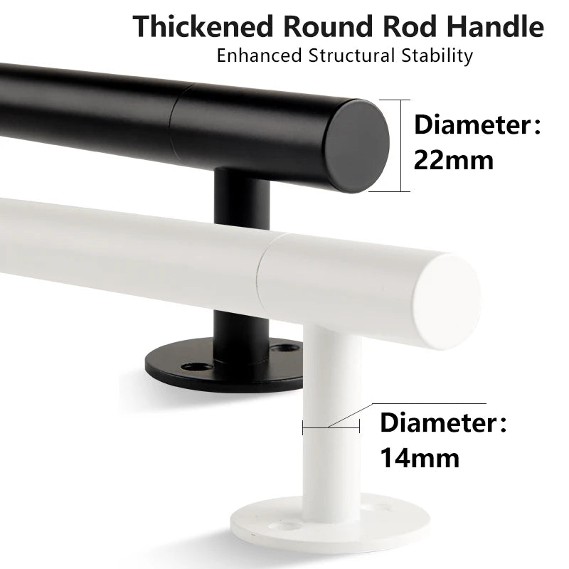 300mm Long Barn Door Handles 400mm Metal Gate Pull Handles Black