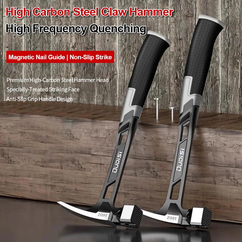 Multifunction Claw Hammer Magnetic for Non-slip Shockproof Steel