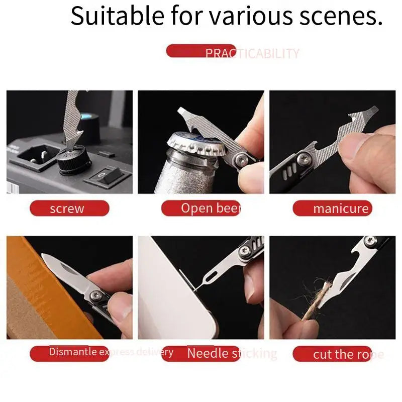 Mobile phone card pick-up needle, keychain, batch bottle opening