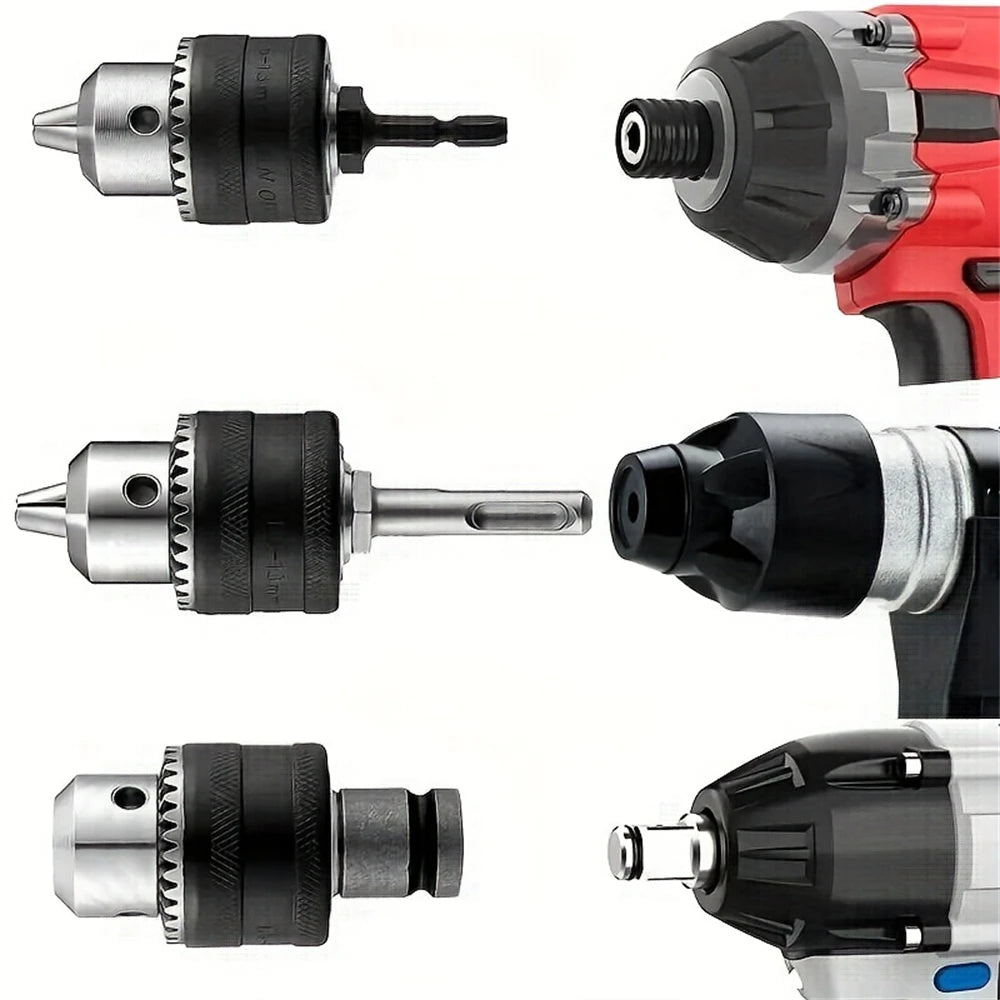 1.5-13mm Drill Chuck,1/2-20UNF Mount Impact Driver Bits Chuck
