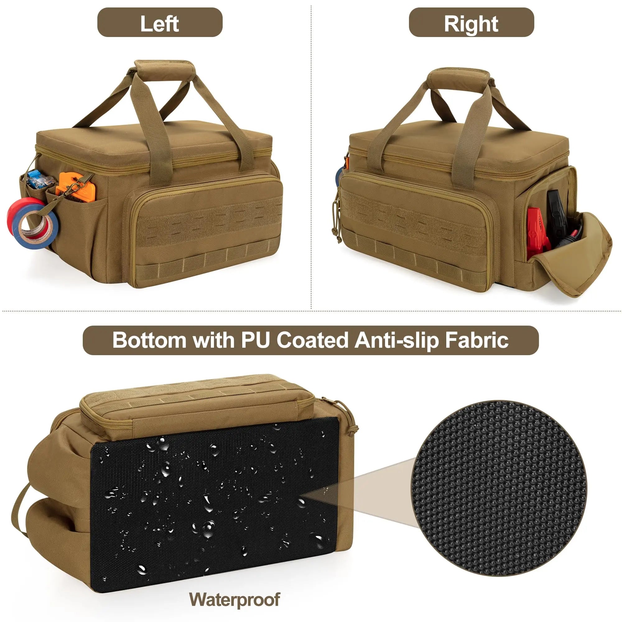 14inch Multifunctional Tool Bag Thickened Large Capacity Waterproofed