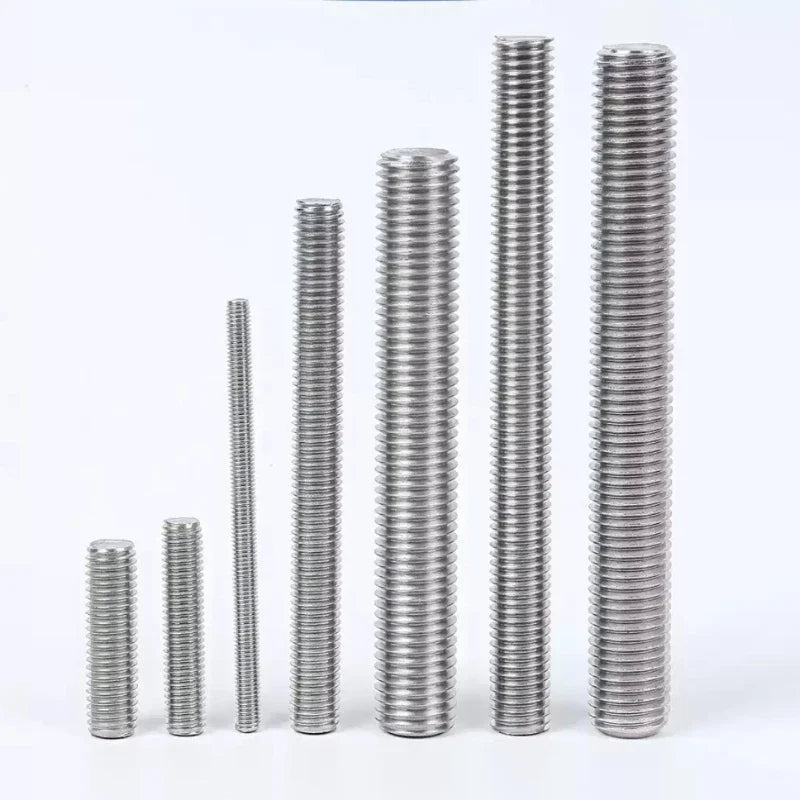 M2 M2.5 M3 M4 M5 M6 M8 304 Stainless Steel Full Thread Rod Screw Rod