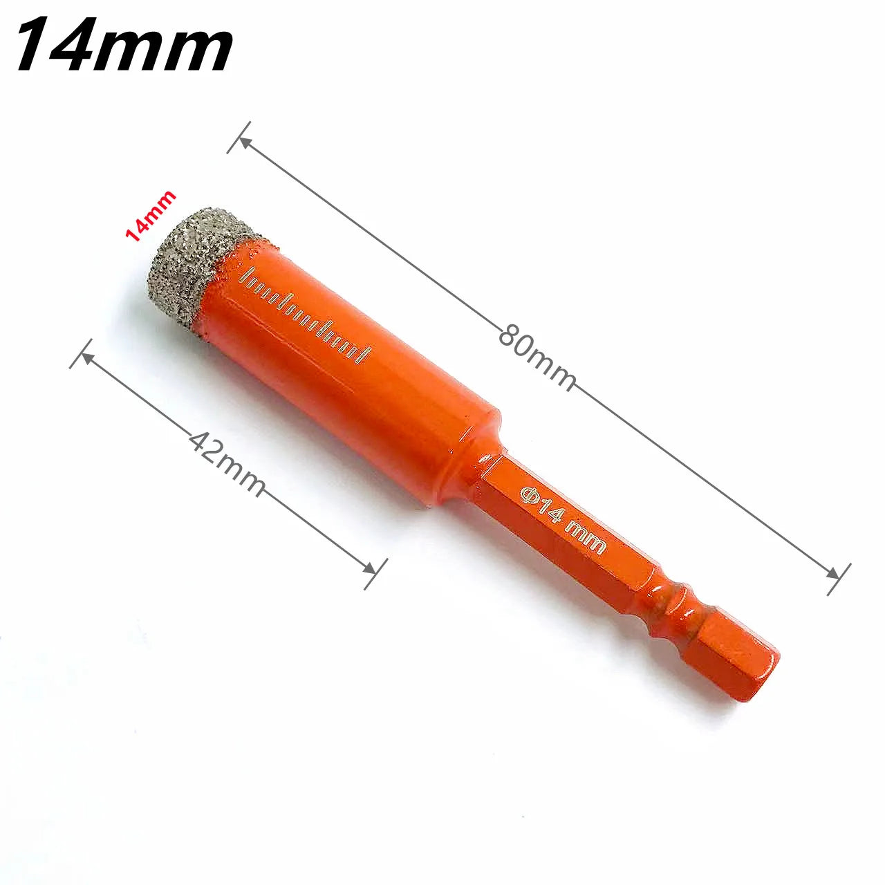 Dry Diamond Drill Bits Set for Granite Ceramic Marble Tile Stone