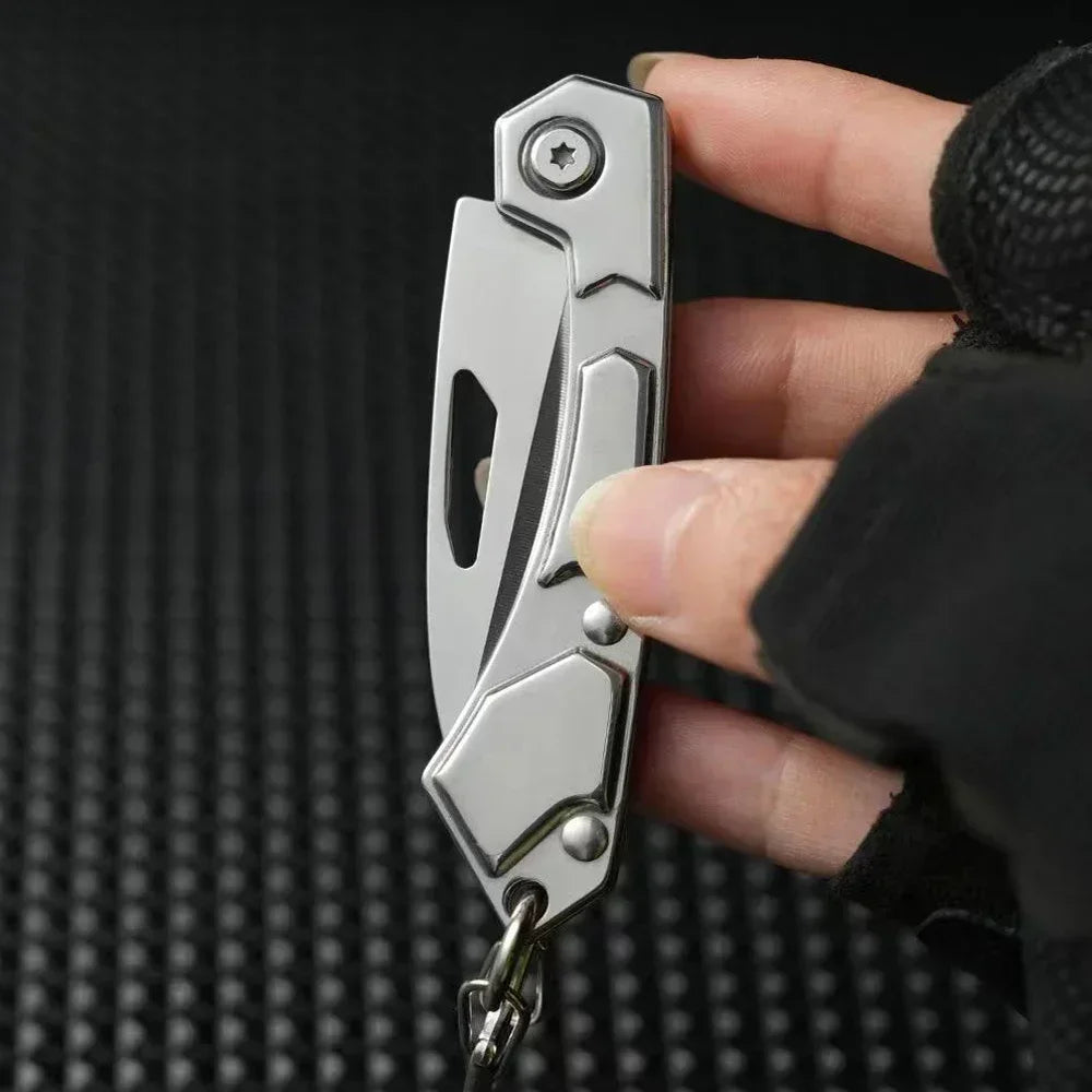 Stainless Steel Folding Knife Fruit Paring Vegetable Cutter Utility
