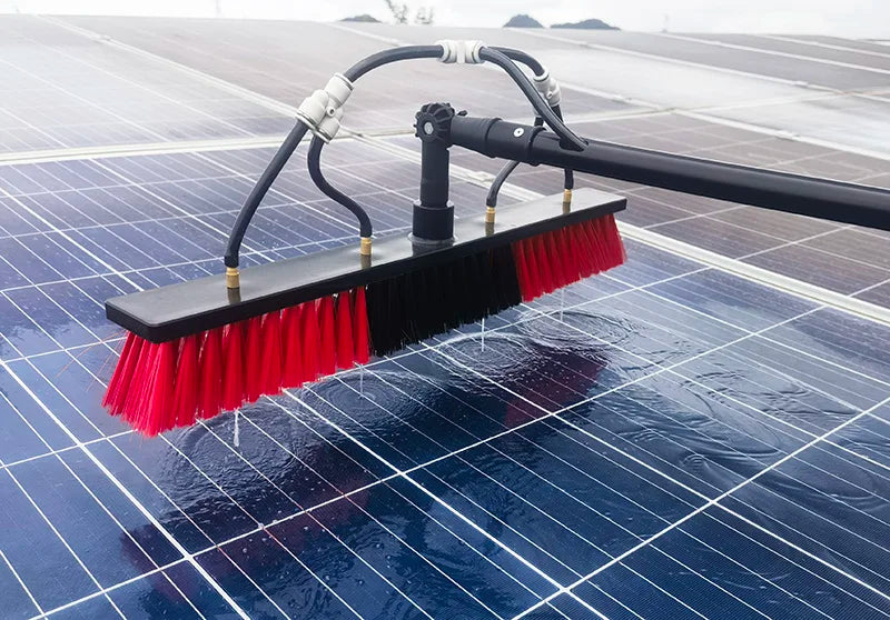 CNHOPOLE Water-Fed Pole Brush Head – Window & Solar Panel Cleaning