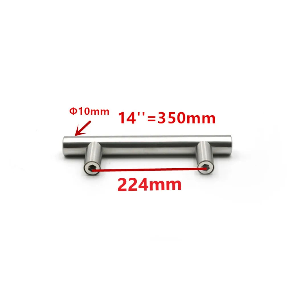 2-14 Inches Handles Stainless Steel Silver T-Type Drawer Cabinet