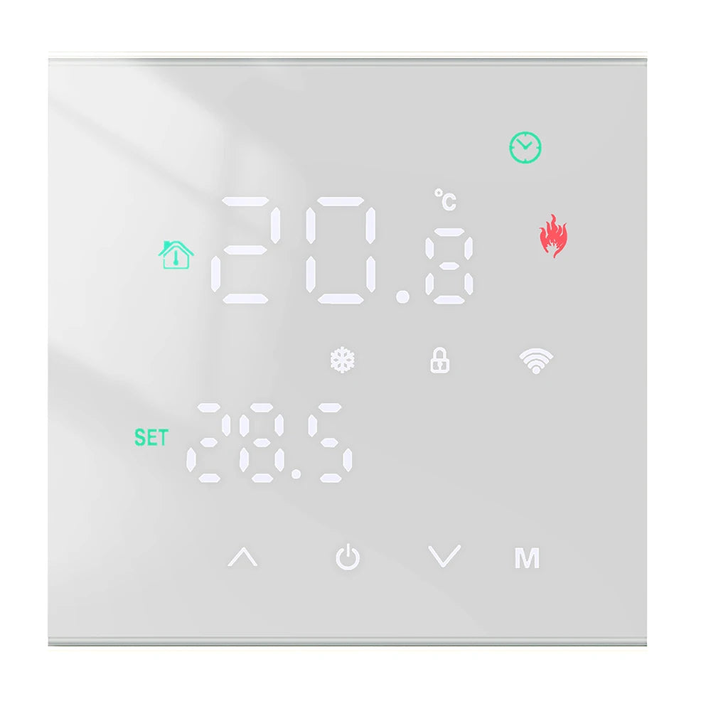 Tuya WiFi Smart Thermostat – LCD Touch Screen for Floor & Gas Heating
