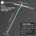 T/L 2.5/3/4/5/6/8/10mm Torx Screwdriver T Type Allen Hex Wrench