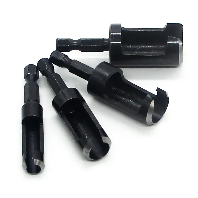 Carbon Steel Hex Shank Krachtige Dowel Bit Woodworking Drill Wood
