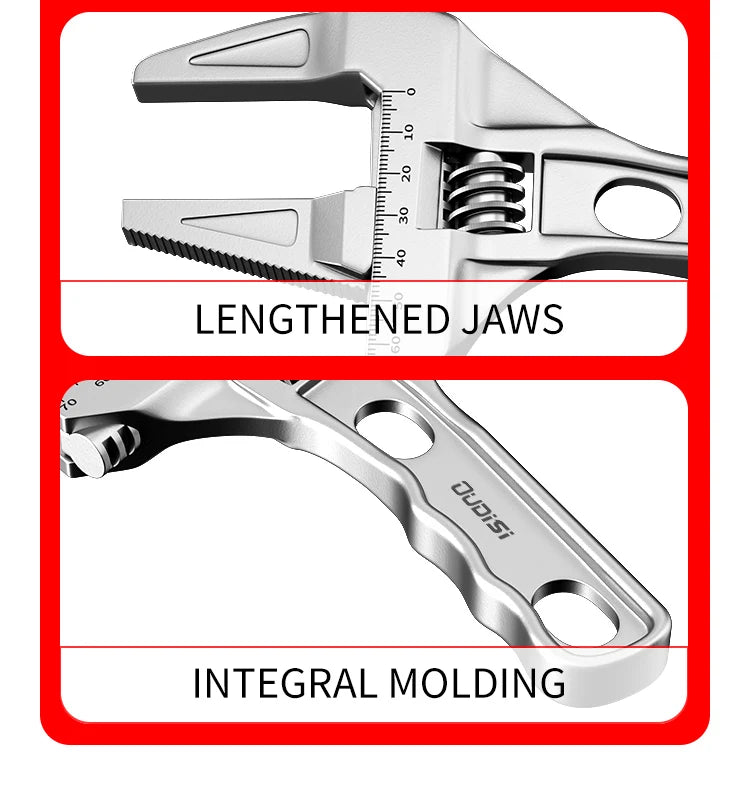 OUDISI multifunctional wrench manual tool bathroom wrench large