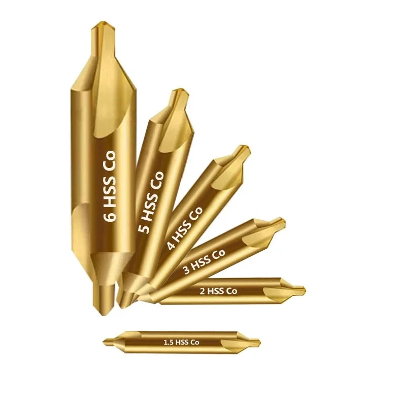 M35 Cobalt Center Drill Bit 60 Degree Countersink Drill Stainless