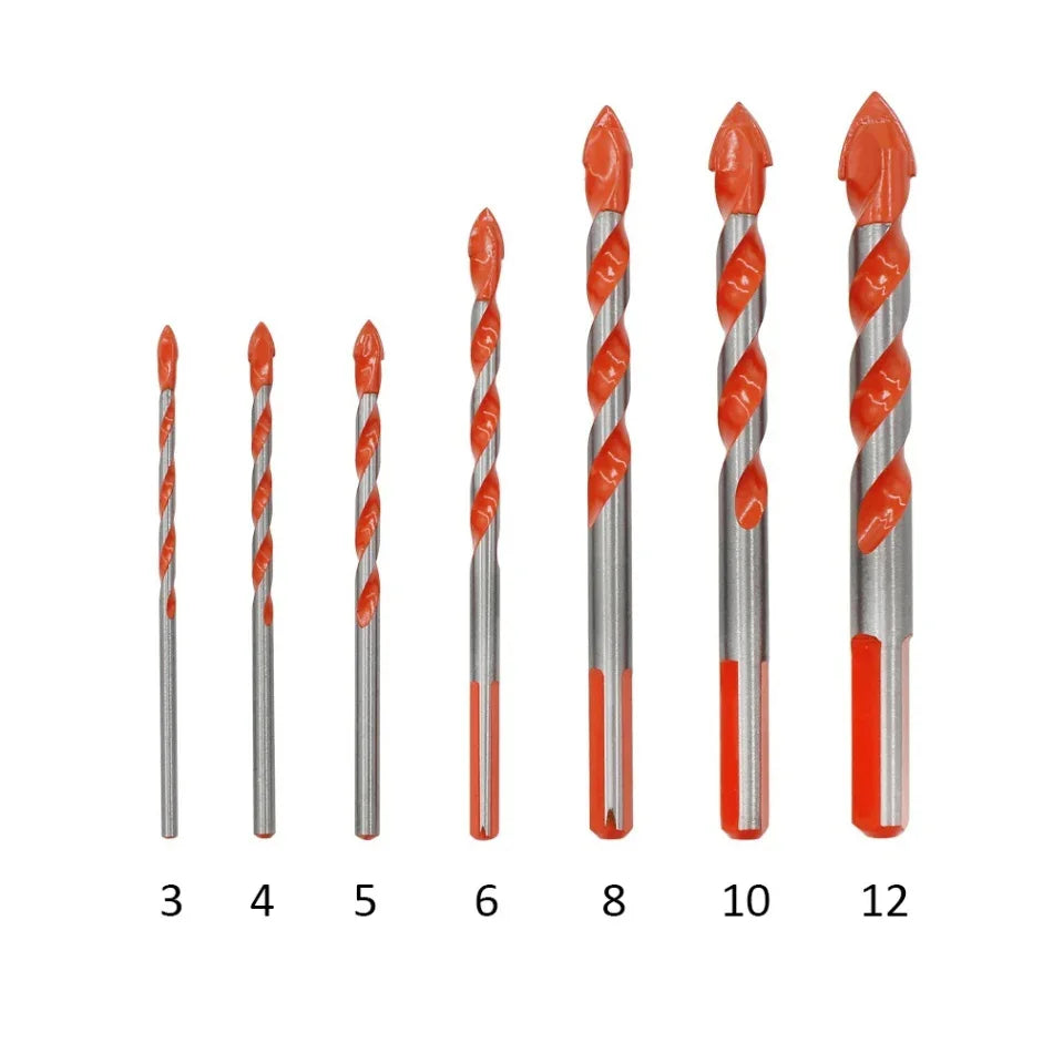 5Pcs Tungsten Carbide Drill Bit Set 4-10mm
