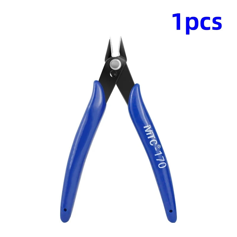1/5/10PC 170 Wishful Clamp DIY Electronic Diagonal Pliers Side