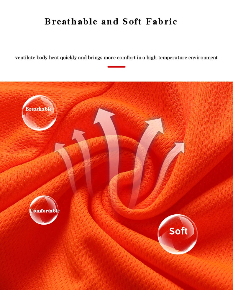Men's Workwear Shirts Long Sleeve Hi Vis Shirts Workwear Hi Vis Work