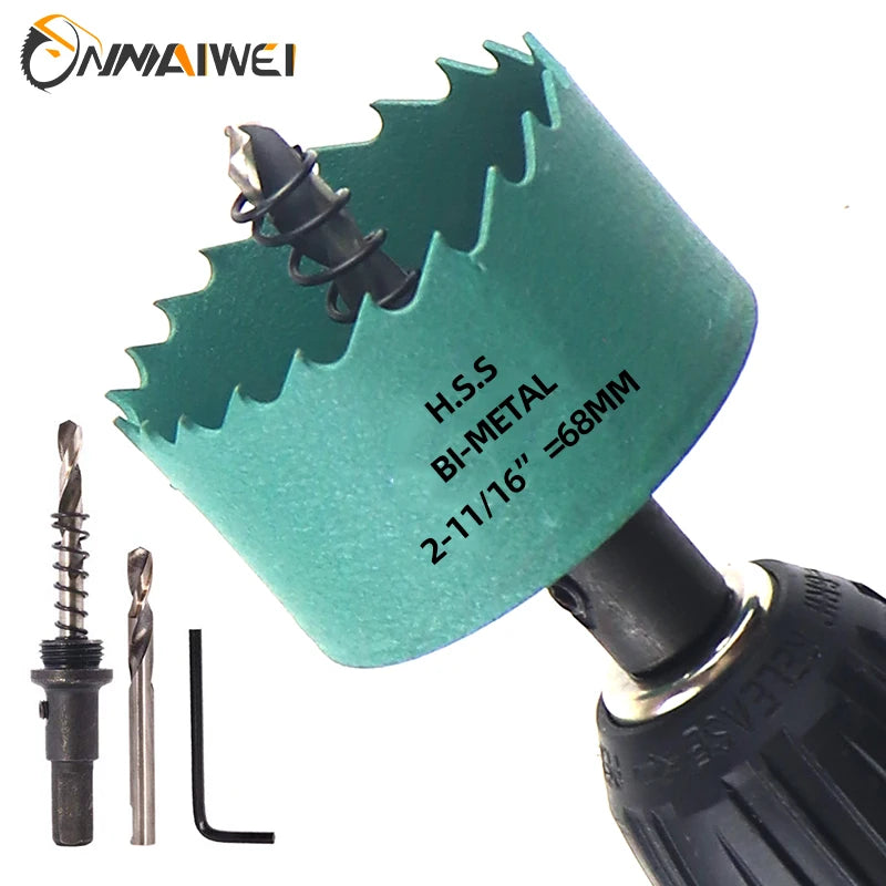 68mm Wood Hole Saws M42 Bi-Metal Drill Bit Cutter Carpentry Tools