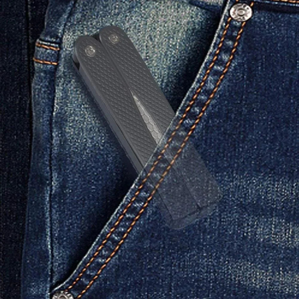 Portable Folding Pocket Knife Sharpener, Portable Double Sided