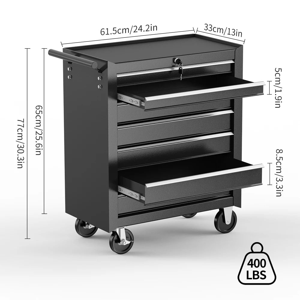 7-Drawer Rolling Tool Chest & Cabinet – Garage & Workshop Storage