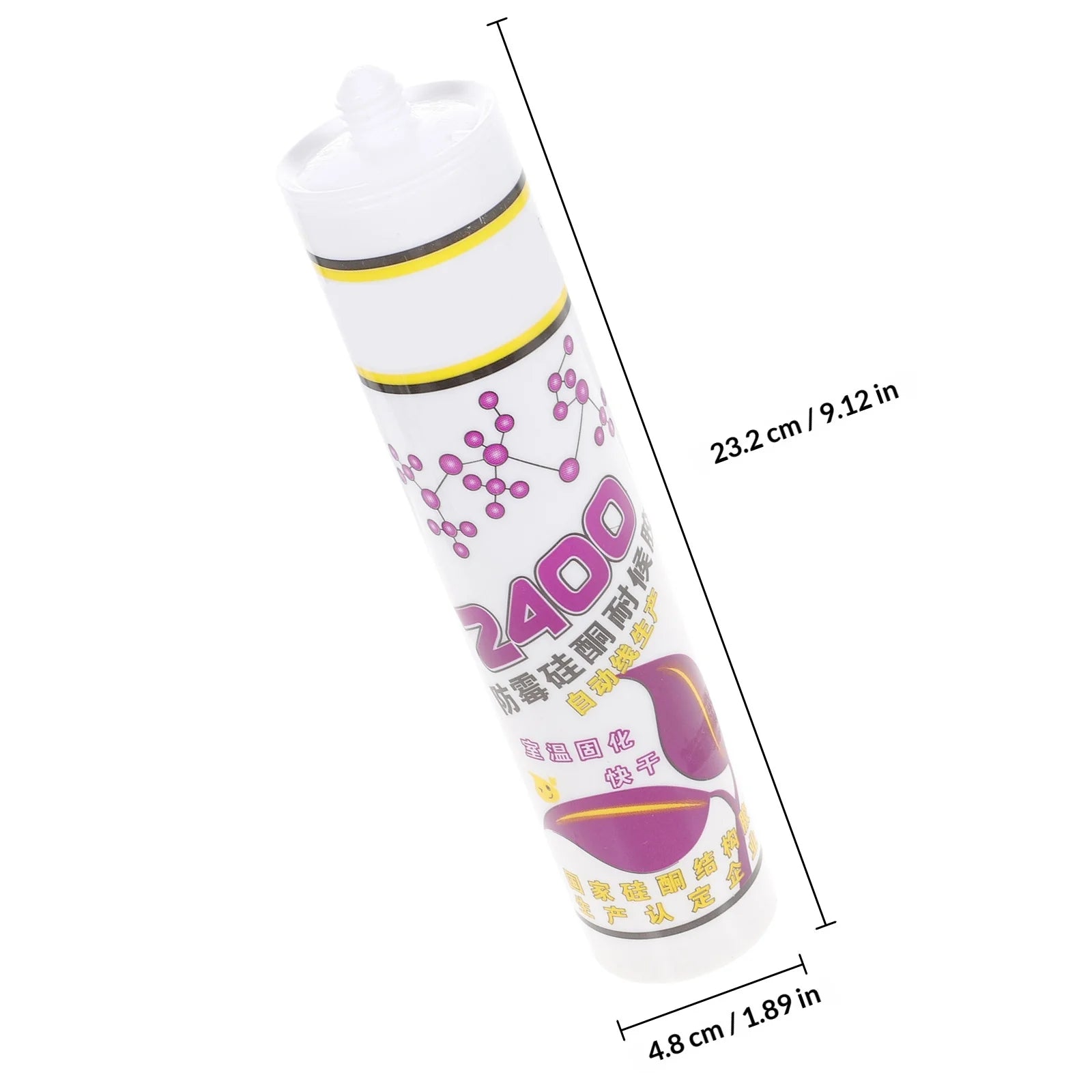 280Ml Waterproof Sealant Silicone Caulk For Bathroom Transparent