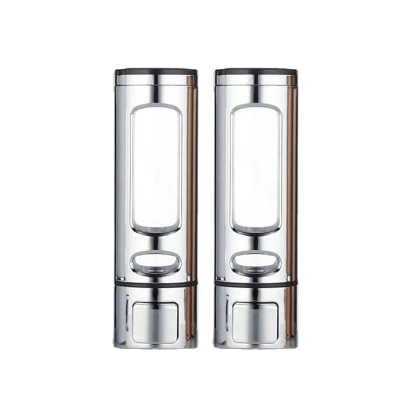 Single/double 400Ml Soap Dispenser Wall-Mount Shower Bath Shampoo D