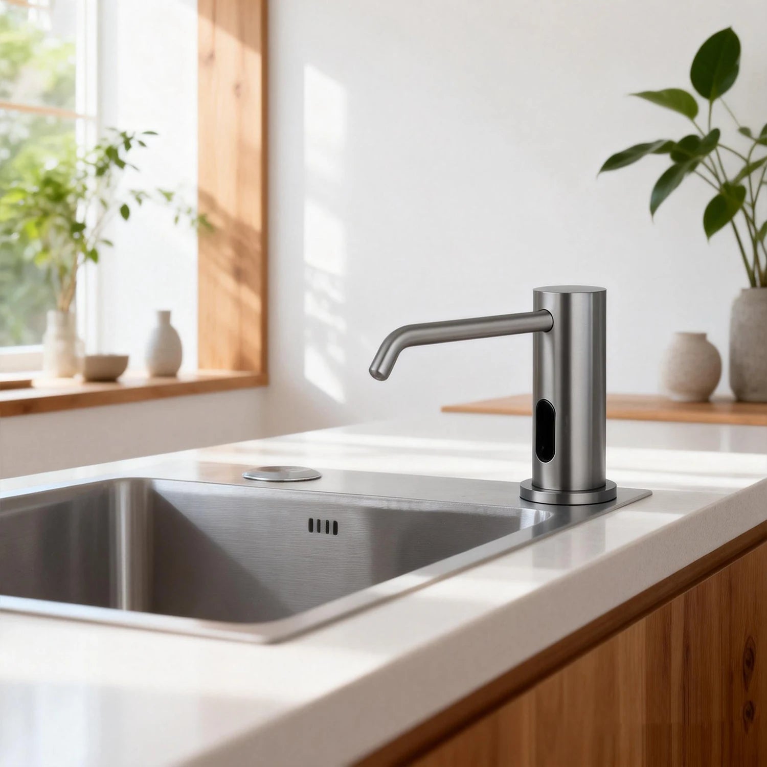 Torayvino Automatic Liquid Soap Dispenser Sensor Solid Brass 500 ML