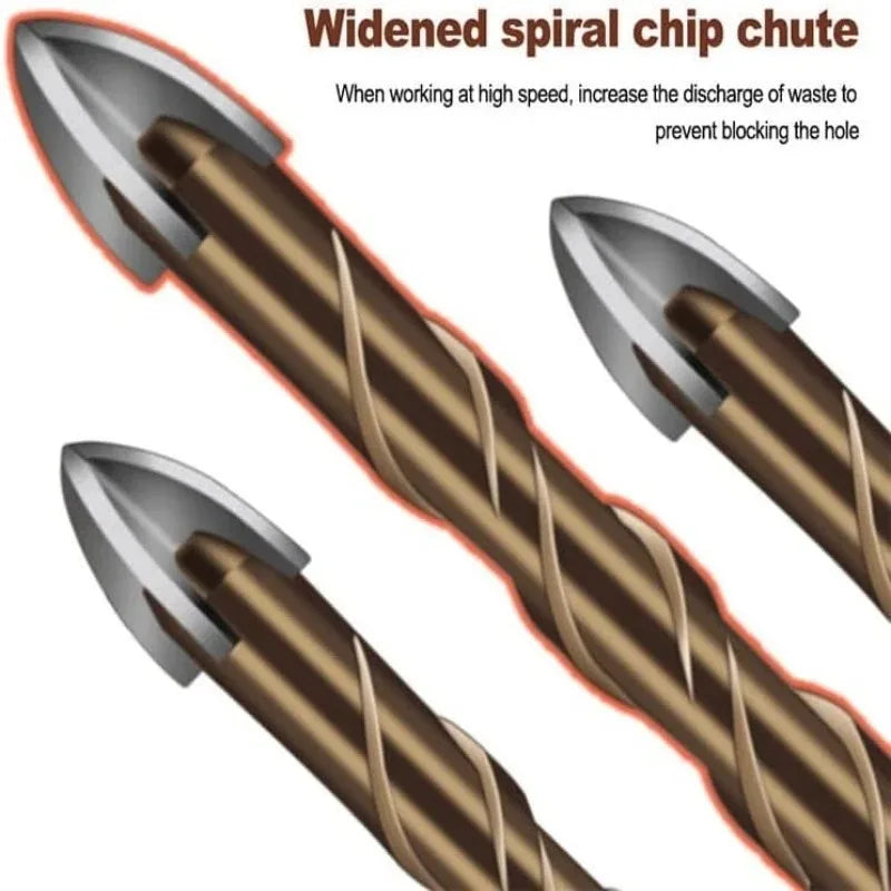 Masonry Concrete Drill Bits For Glass Ceramic Tile Brick Plastic Wood