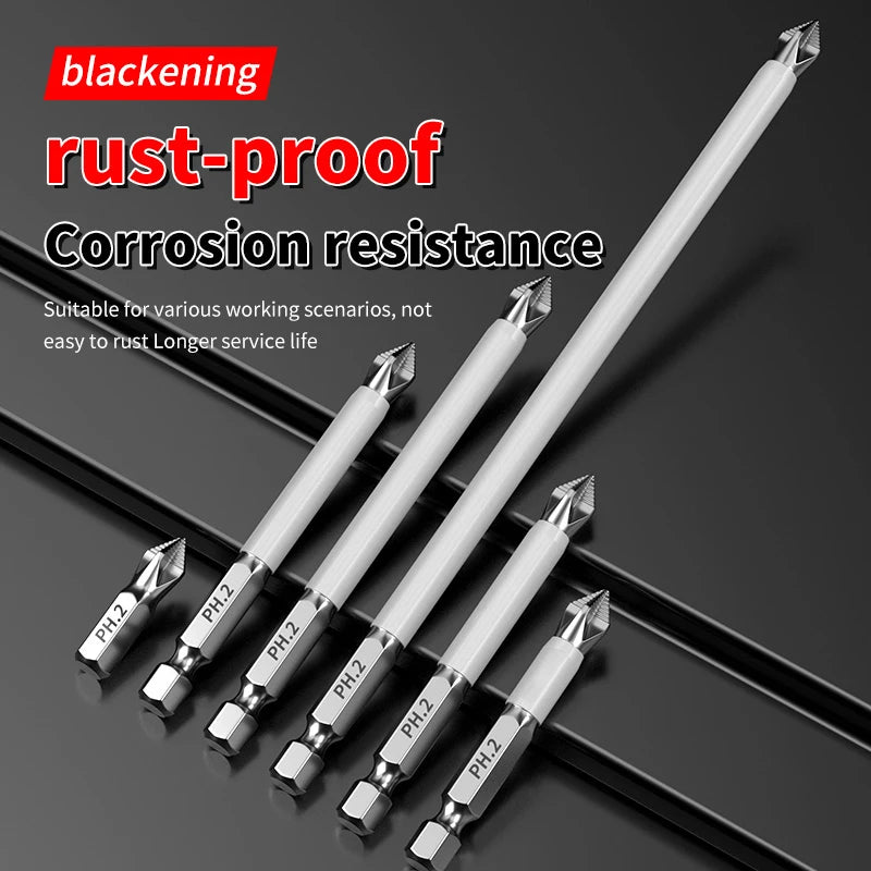 6 PCs Non-Slip Magnetic Cross Head Household Electric Driver Screw