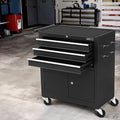 Giantz 3 Drawer Tool Cabinet with Door – Black