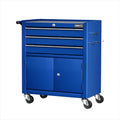 Giantz 3 Drawer Tool Cabinet with Door – Blue