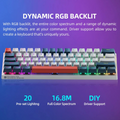 K500-B61 Machenike Mini Mechanical Keybaord 60% Form Factor 61Keys